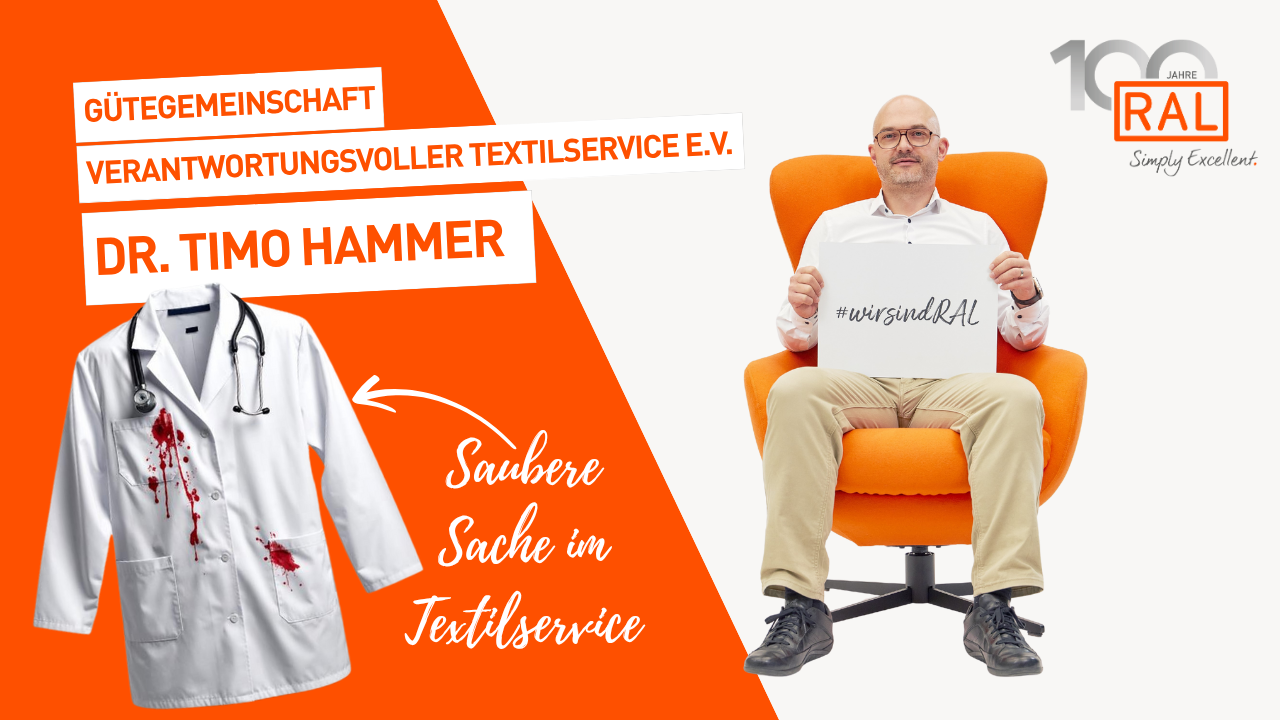 Videovorschaubild #wirsindRAL – Saubere Sache im Textilservice mit Dr. Timo Hammer